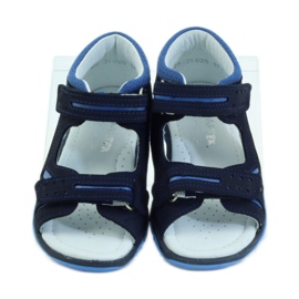 Sandálias com velcro Bartek 31825 azul marinho azul-marinho 4