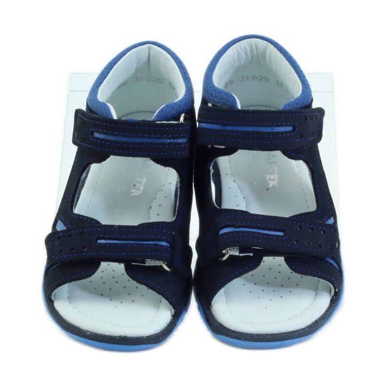 Sandálias com velcro Bartek 31825 azul marinho azul-marinho 4