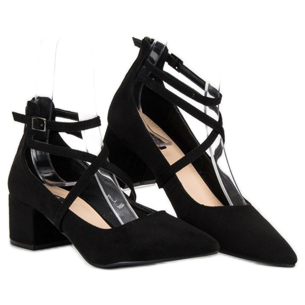 Vices Bombas de camurça VICE preto 2