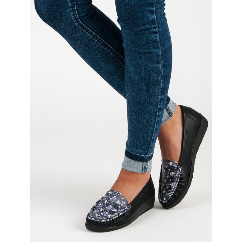 Tullo Mocassins pretos 1