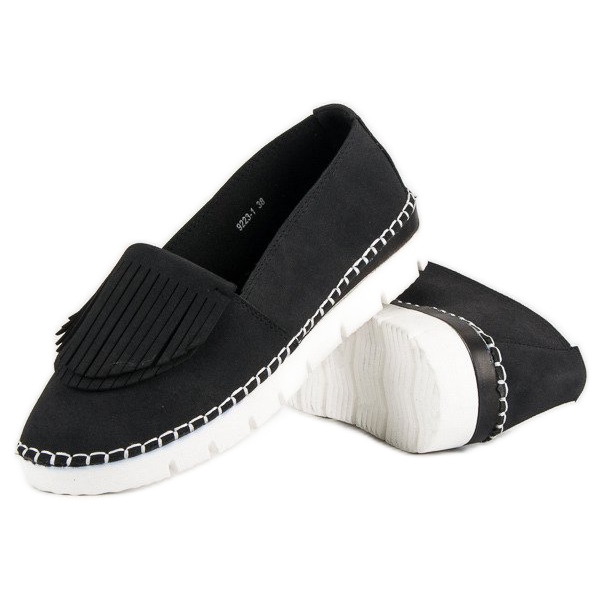 Vices Sapatos Boho Slip-On preto 2 Vices Sapatos Boho Slip-On preto 2