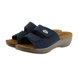 Cunha de velcro Inblu PL029 azul marinho 3