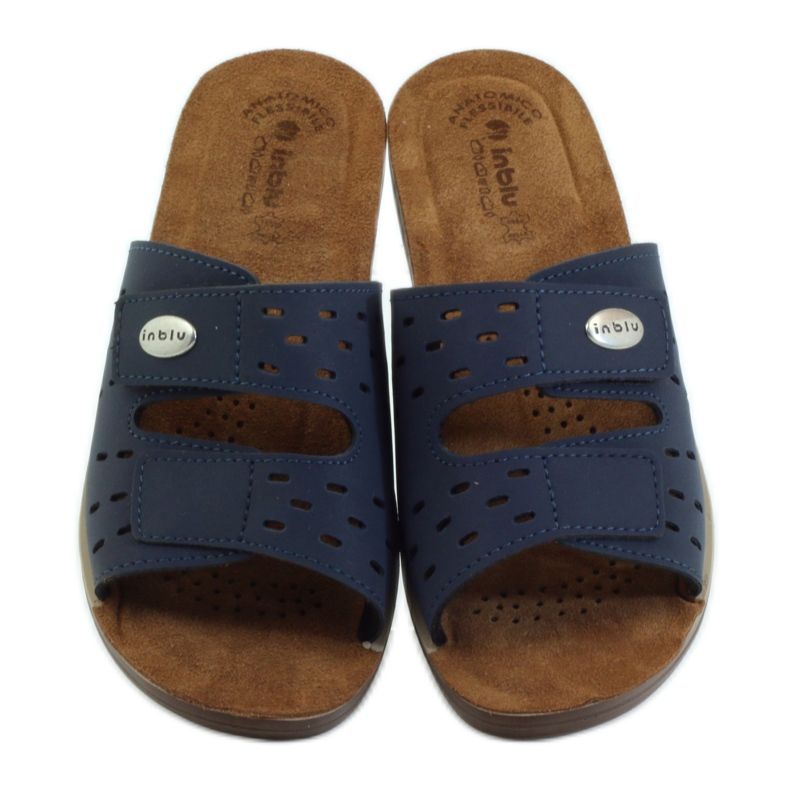 Cunha de velcro Inblu PL029 azul marinho 4