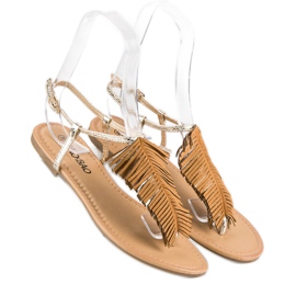 Chinelos dourados 2 Chinelos dourados 2