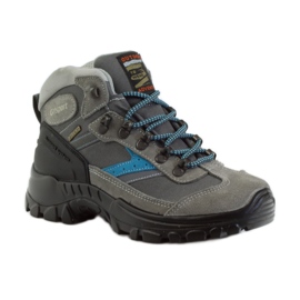 Tênis de trekking Grisport preto azul cinza 1