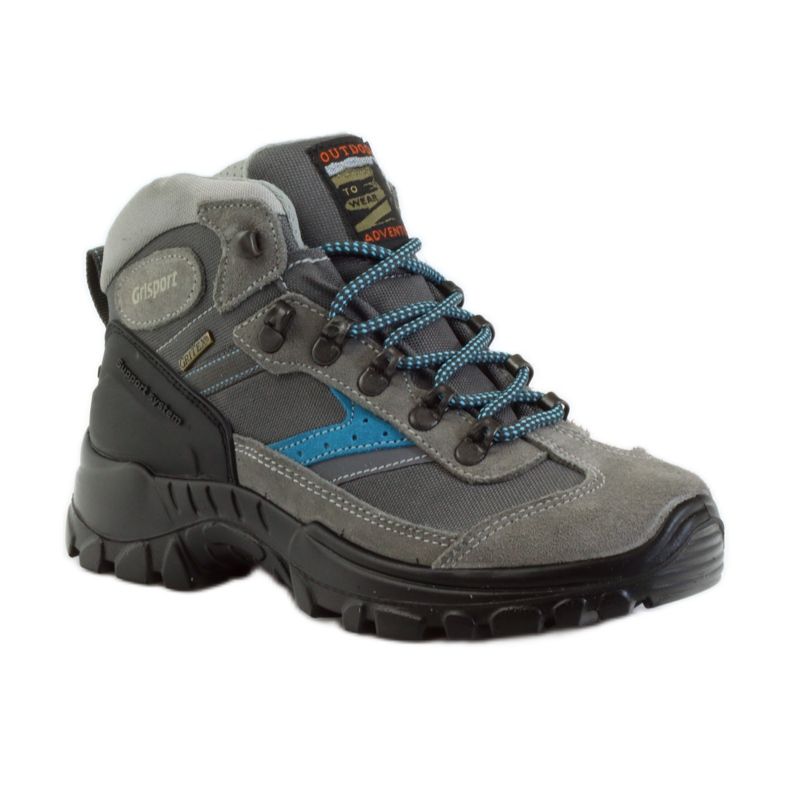Tênis de trekking Grisport preto azul cinza 1