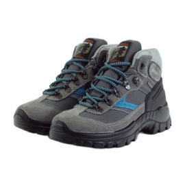 Tênis de trekking Grisport preto azul cinza 3