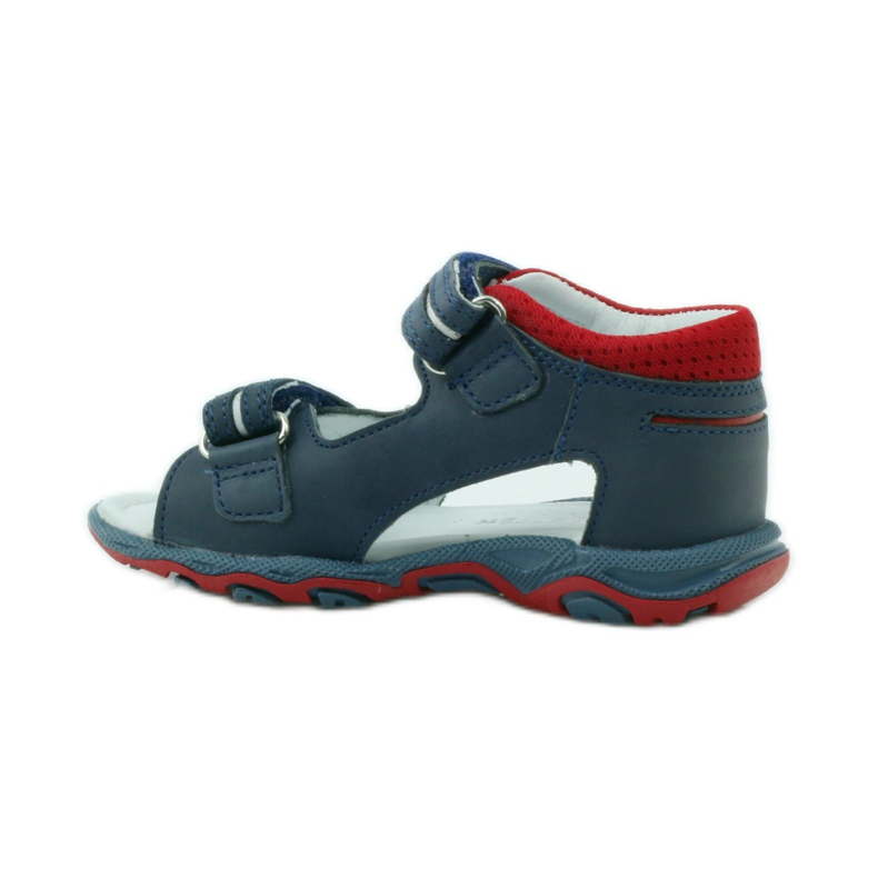 Sandálias com velcro Bartek 31825 azul marinho azul-marinho vermelho 2