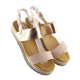 Sandálias femininas rosa SL88P Rosa 1