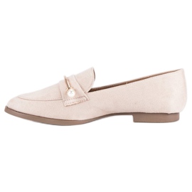 Sapatos bege com pérolas 1