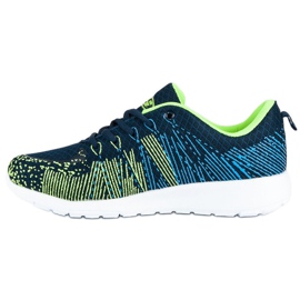 Hasby Tênis esportivos leves verde azul marinho 1