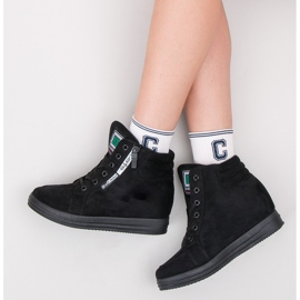 Tênis de camurça preto 1