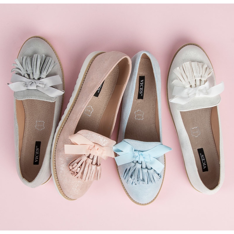 Vices Lordes de camurça com franjas branco 1