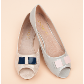 Bailarinas vinceza dedo aberto rosa 1