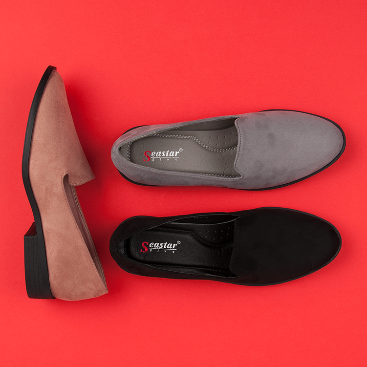 Seastar Senhores de camurça cinza 1