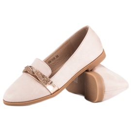 Bestelle sapatos de camurça com cristais rosa 2