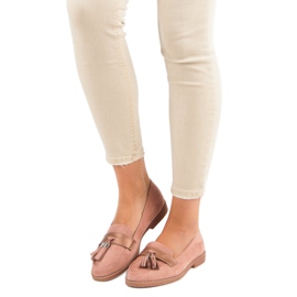 Mocassins rosa elegantes 1
