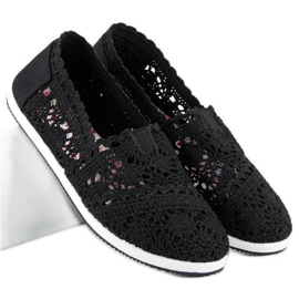 Bailarinas de renda preta preto 1 Bailarinas de renda preta preto 1