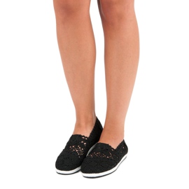 Bailarinas de renda preta preto 2