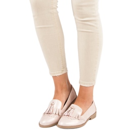 Bestelle Mocassins femininos elegantes rosa 2