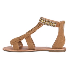 Evento Boho sandália marrom 1