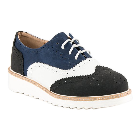 Sapatos femininos amarrados preto 1