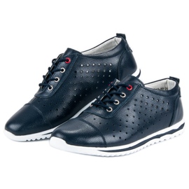 Tênis vazado VINCEZA azul marinho 2