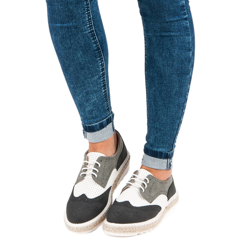 Ideal Shoes Sapatos, alpargatas cinza 1