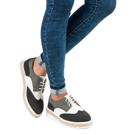 Ideal Shoes Sapatos, alpargatas cinza 2