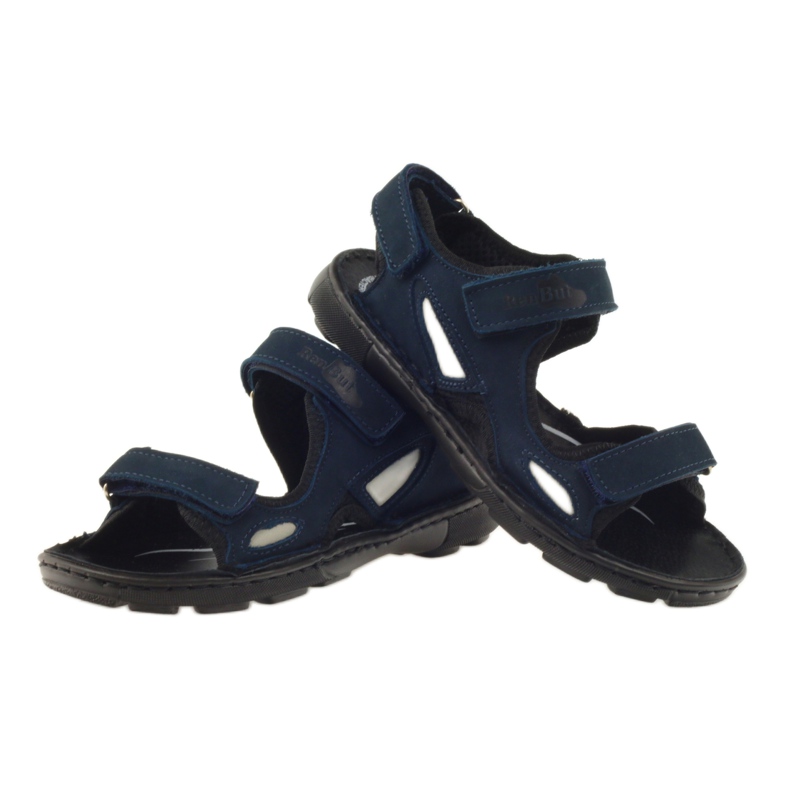 Ren Butter Flexible Boys Sandals 255 azul marinho 3