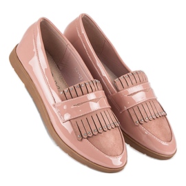 Mocassins lacados rosa 1
