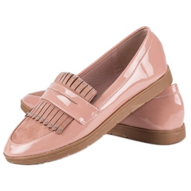 Mocassins lacados rosa 2