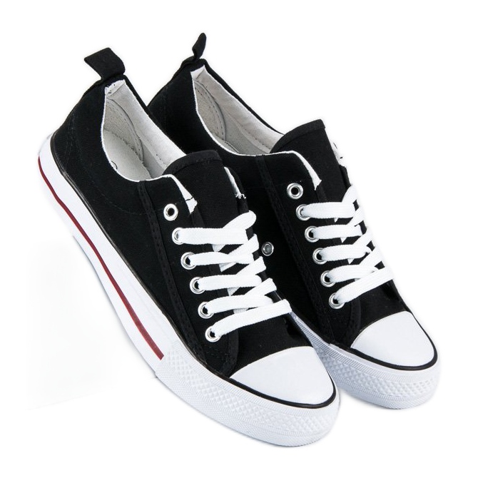 McKey Tênis feminino clássico preto 1