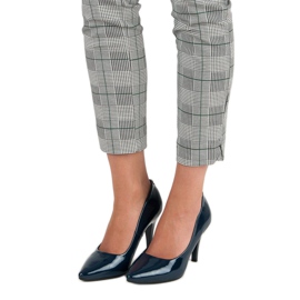 Salto vinceza com verniz marinho azul 1