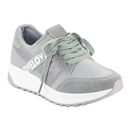 Sapatos esportivos cinza 1