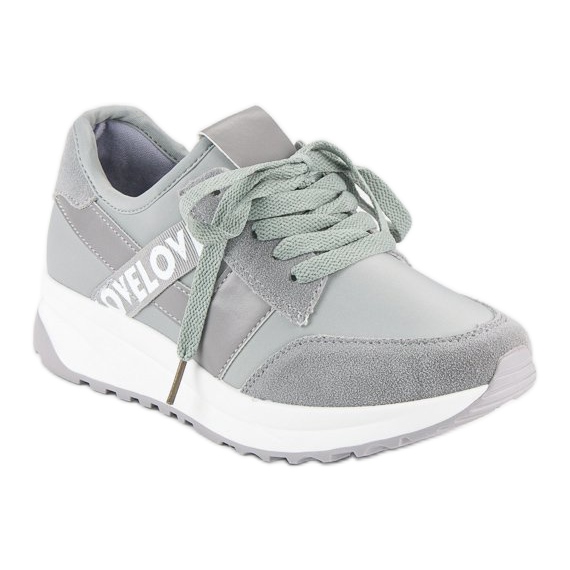 Sapatos esportivos cinza 1