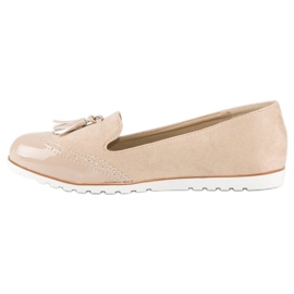 Super Me Mocassins Bege Com Franjas 1 Super Me Mocassins Bege Com Franjas 1