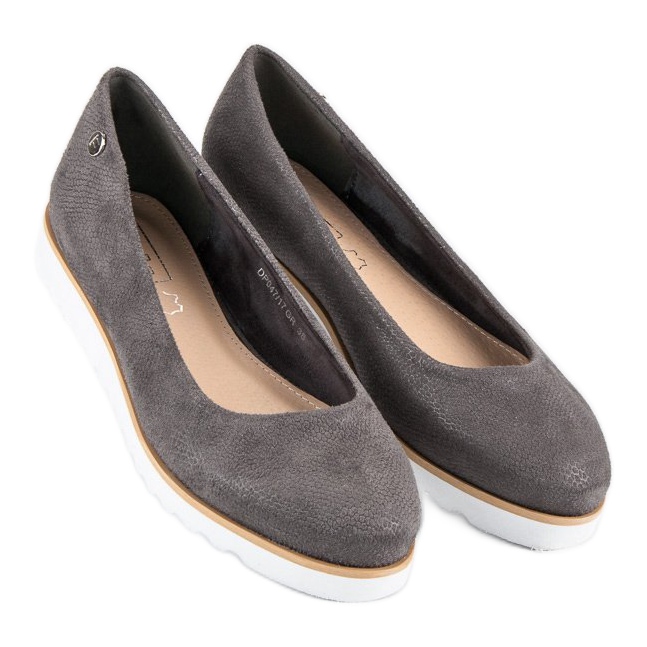 Filippo bailarinas com estampa de cobra cinza 1