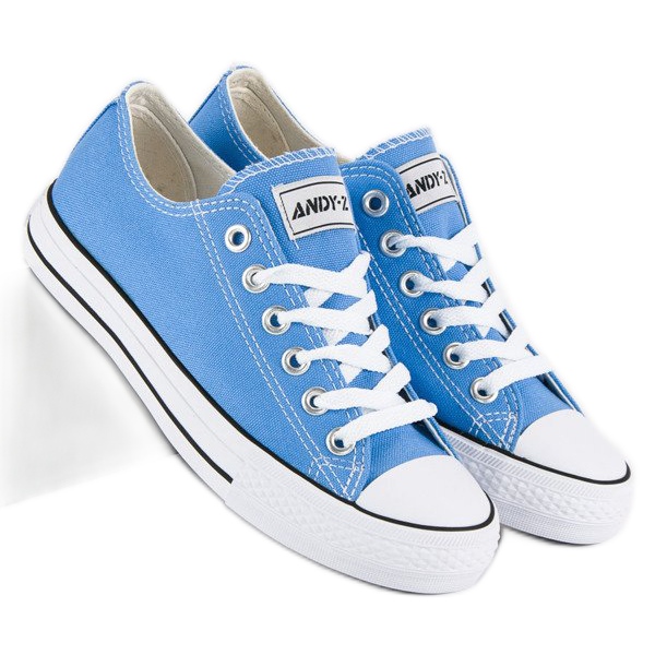 Andy Z Tênis clássico azul 1 Andy Z Tênis clássico azul 1