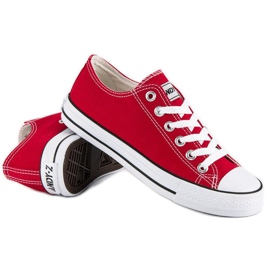 Andy Z Tênis clássico vermelho 1