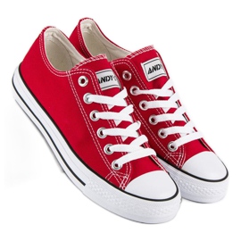 Andy Z Tênis clássico vermelho 2