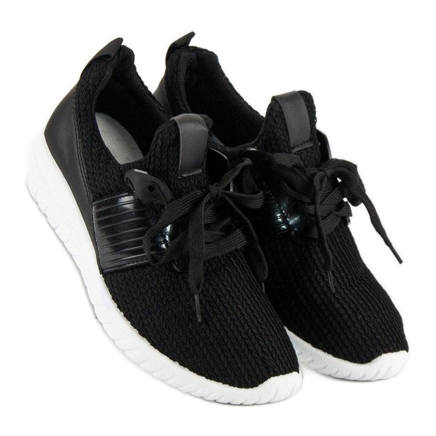 Calçados esportivos têxteis preto 1