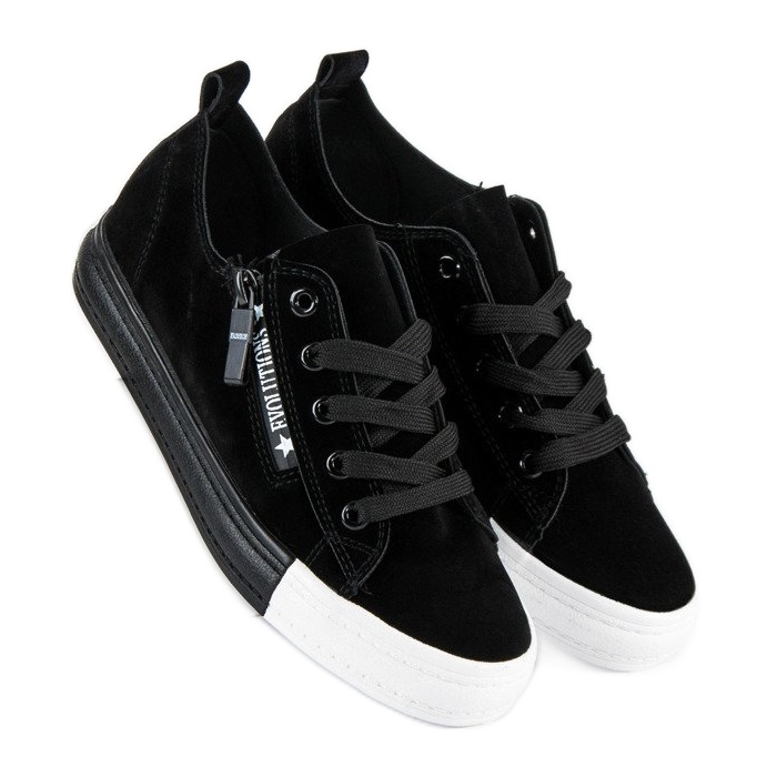 Seastar tênis preto de camurça 1