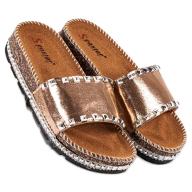 Seastar chinelos femininos estilosos rosa 1