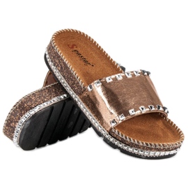 Seastar chinelos femininos estilosos rosa 2