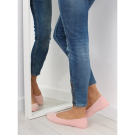 Bailarinas femininas rosa suave JX51 Rosa 2