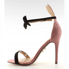 Sandálias em um alfinete com orelhas ZJ-15P Rosa 2 Sandálias em um alfinete com orelhas ZJ-15P Rosa 2