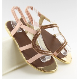 Sandálias rosa assimétricas 4157 Rosa 1