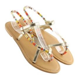 Sandálias de ouro 5130 ouro dourado 2