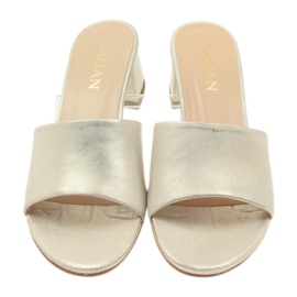 Chinelos dourados Sagan 2554 3